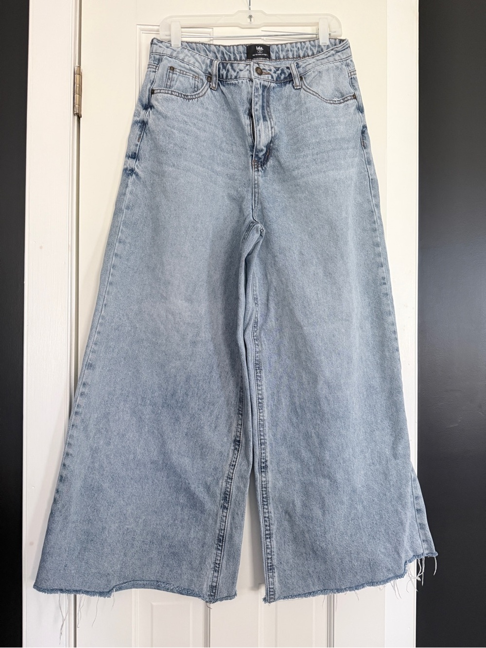 Dressed in Lala - Light Blue High-Rise Wide Leg Jeans